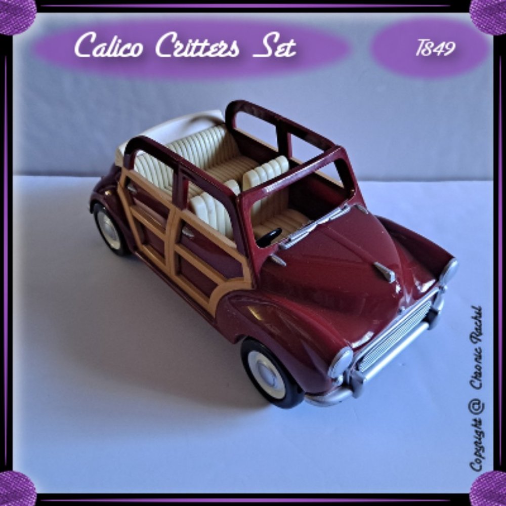 Red Woody Car - Vintage